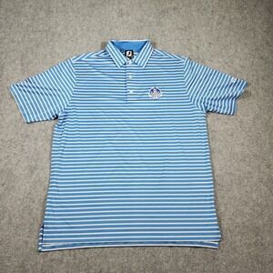 FootJoy Polo Mens Large Blue Golf Stripe KitchenAid Senior PGA 2021